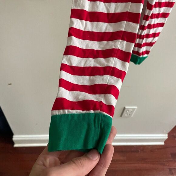 Shelry Red Stripe Christmas Pajama Set 12 Years Long Sleeve Pants Holiday Green - Picture 9 of 10